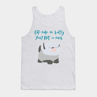 Funny siamese cat t-shirt Tank Top